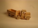 Lastbil i fur L55 B10 H15 Cm