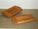 Smulbräda i ek avtagbart galler 420x245x22 mm